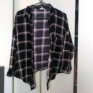 Ardene Checkered Print Top